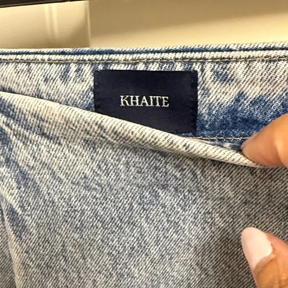 Khaite Levine Blue Denim Maxi Skirt sz 25 - Picture 2 of 4